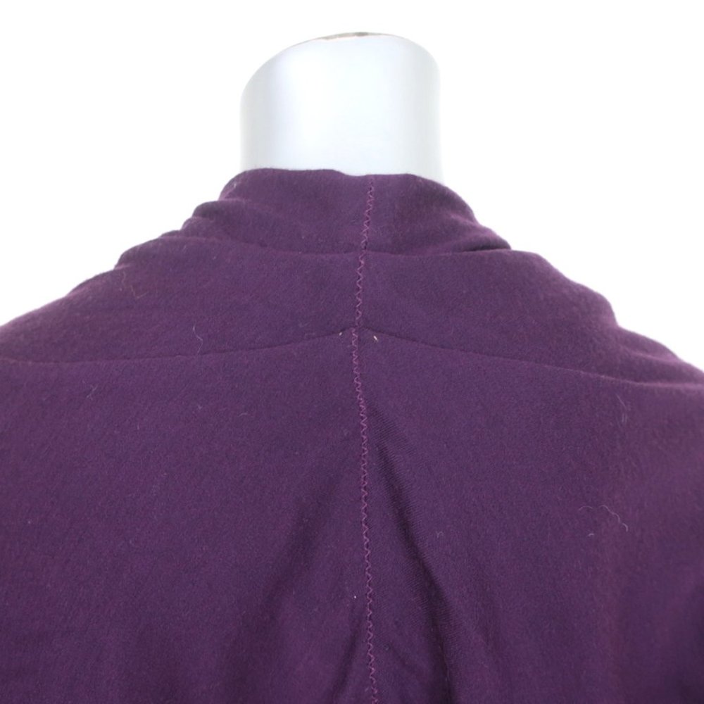 LANVIN DRESS PURPLE WOOL SIZE 40 LONG SLEEVE V-NECK - Picture 5 of 8